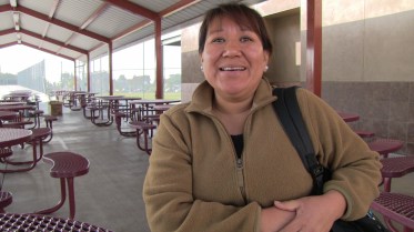 Luz Vidal, who leads the school's parents' organization, has two children at Cherokee Point. "The school keeps us very well informed, and is always willing to have us here," she says. In other schools, "some principals will sit in their office and you never see them. But Principal Higa is always out; he's very involved." 